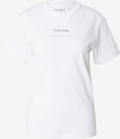Calvin Klein Majica | črna / bela barva, Prikaz izdelka