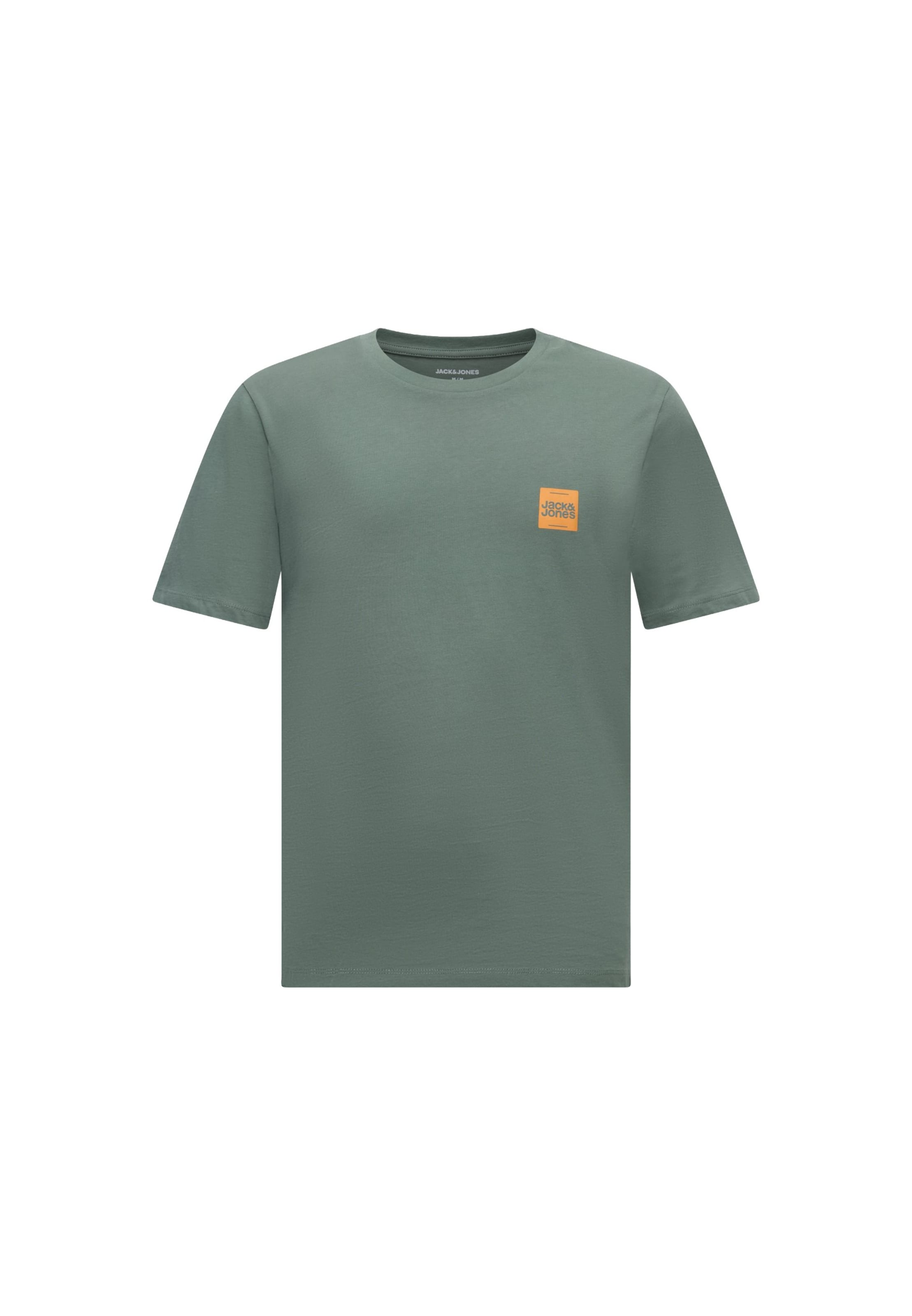 T-Shirt 'JWHBRANDY' JACK & JONES en vert : devant