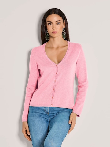 MADELEINE Strickjacke in Pink: Vorderseite