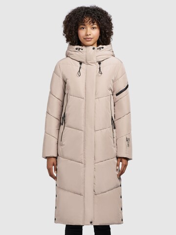 khujo Mantel 'Sonje5' in Beige: Vorderseite