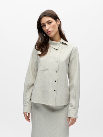OBJECT Blouse in Grijs: voorkant