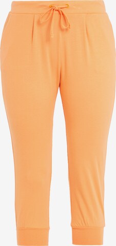 b.young Broek 'Pandina' in Oranje: voorkant