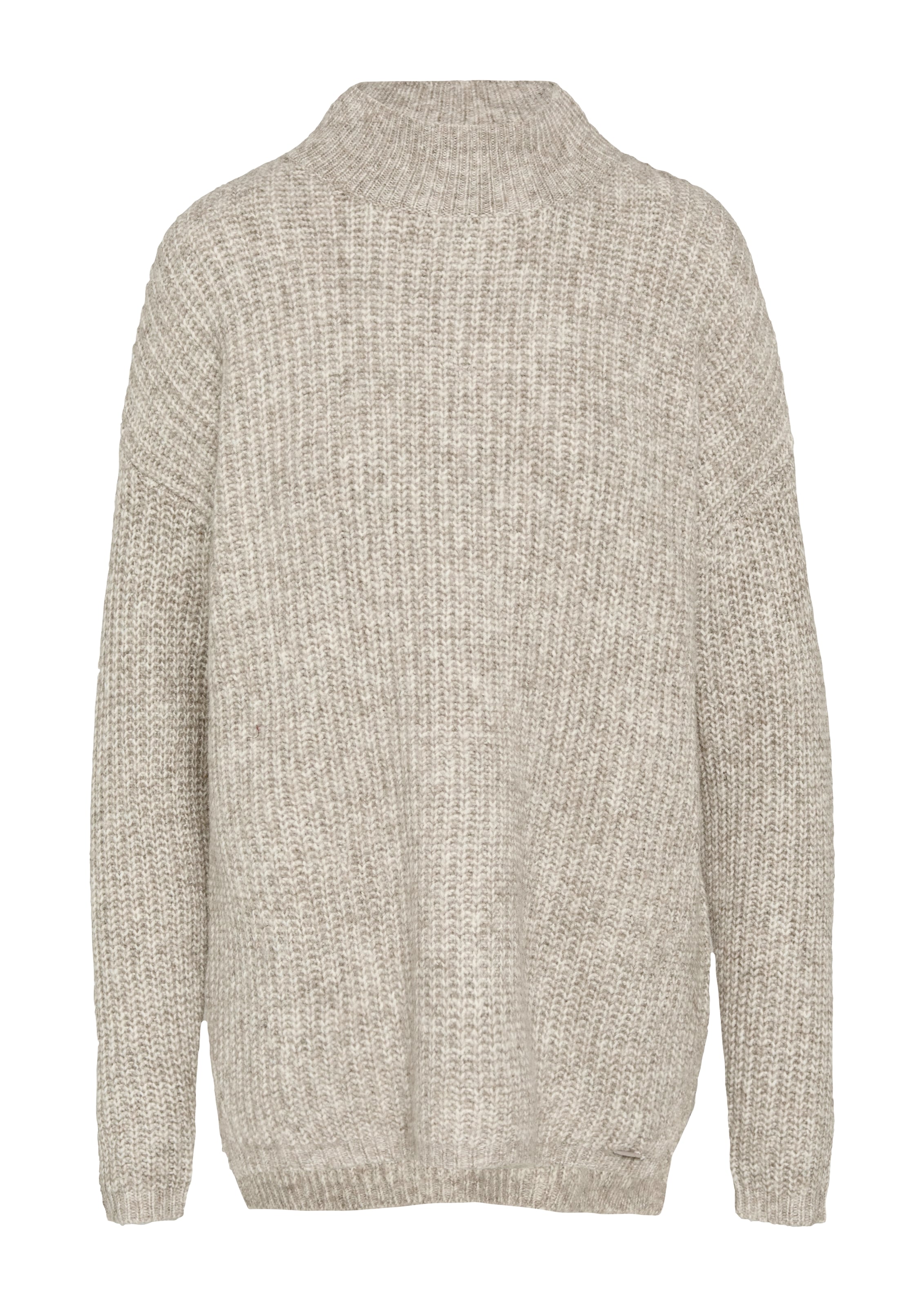 Pull-over QS en beige : devant