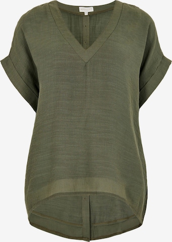 Apricot Oversized Shirt in Green: front