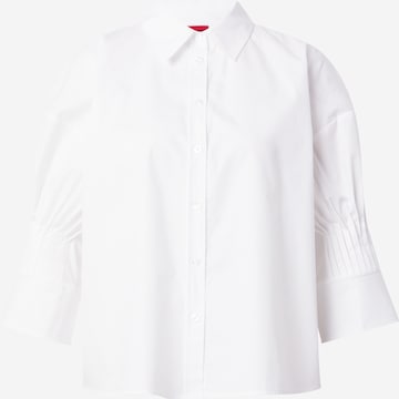 Camicia da donna 'ETJE' di HUGO in bianco: frontale