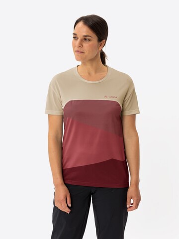 VAUDE Functioneel shirt 'Moab' in Rood: voorkant