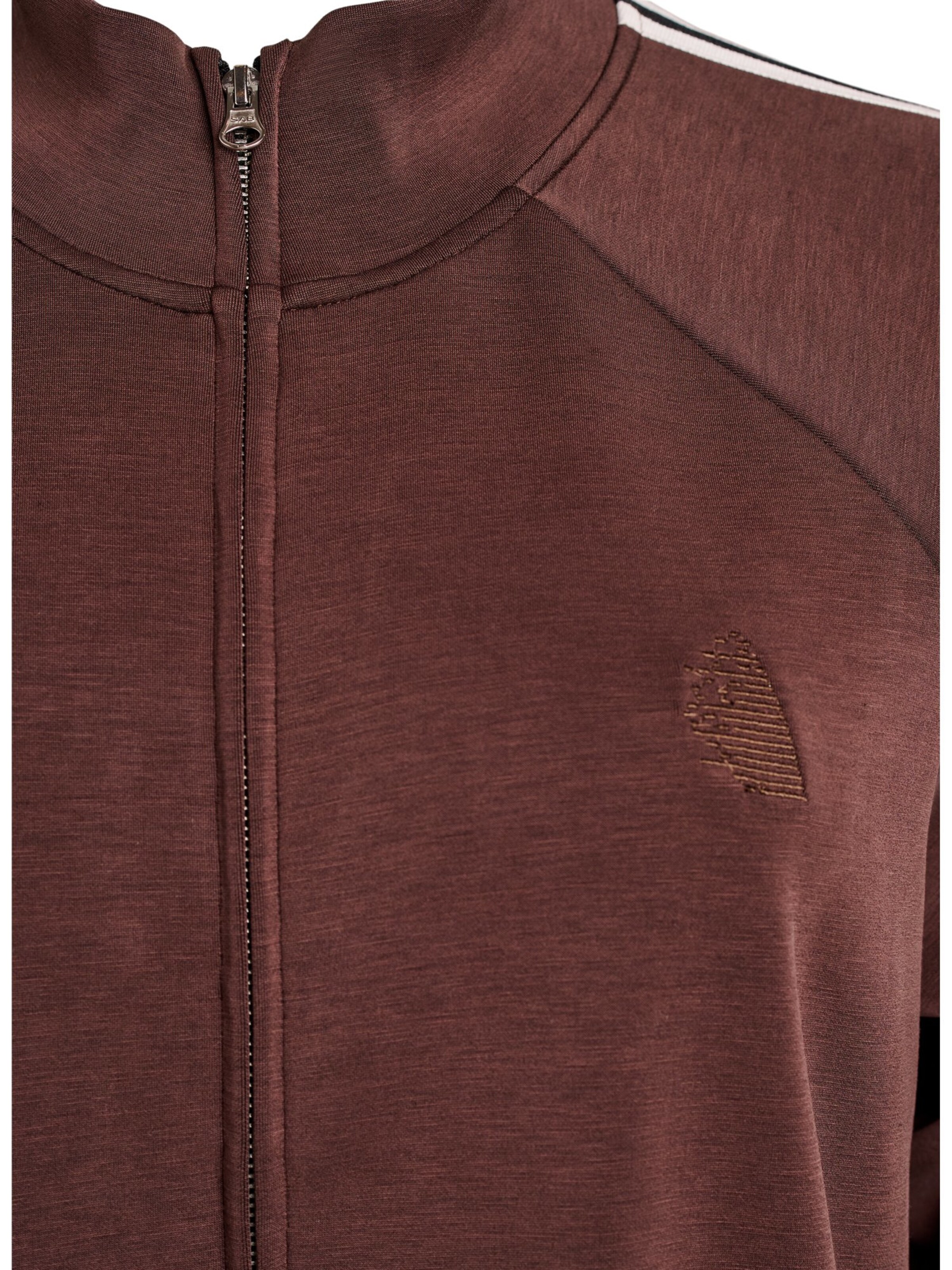 Active by Zizzi Tepláková bunda 'Avilla' - Hnedá