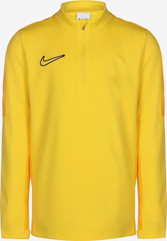 Felpa sportiva 'Academy 23' di NIKE in giallo: frontale