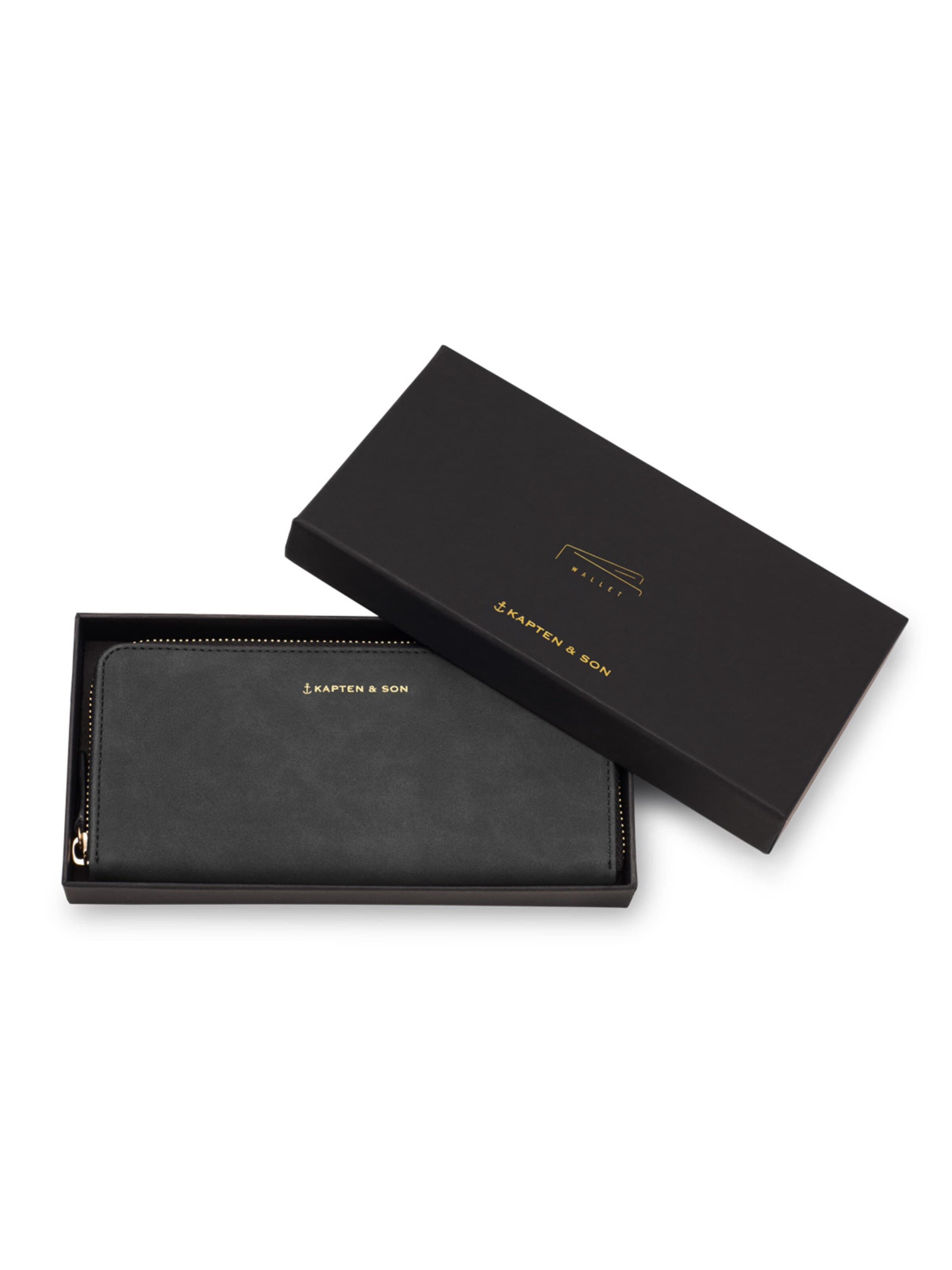 Kapten & Son Wallet 'Louvre' in Black