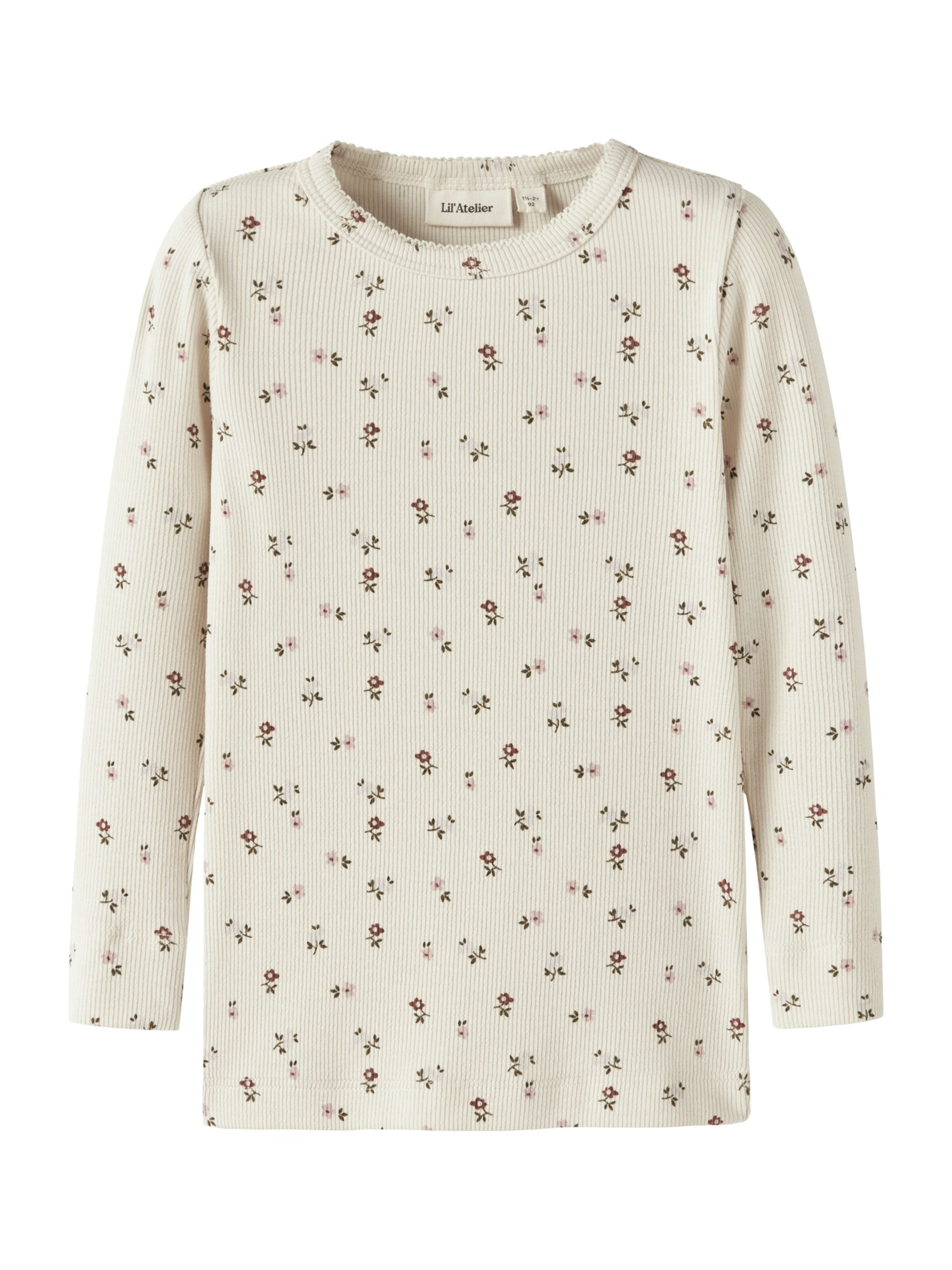 Litzlfelder Shirt 'NMFGAGO' in Beige: front