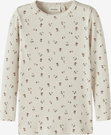 Litzlfelder Shirt 'NMFGAGO' in Beige: front