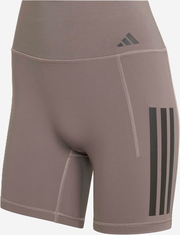 ADIDAS PERFORMANCE Workout Pants 'Opt' in Grey: front