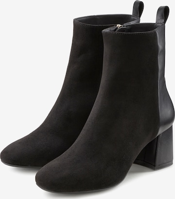 LASCANA Ankle Boots in Black