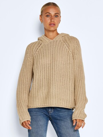 Noisy may Sweater 'Ande' in Beige: front