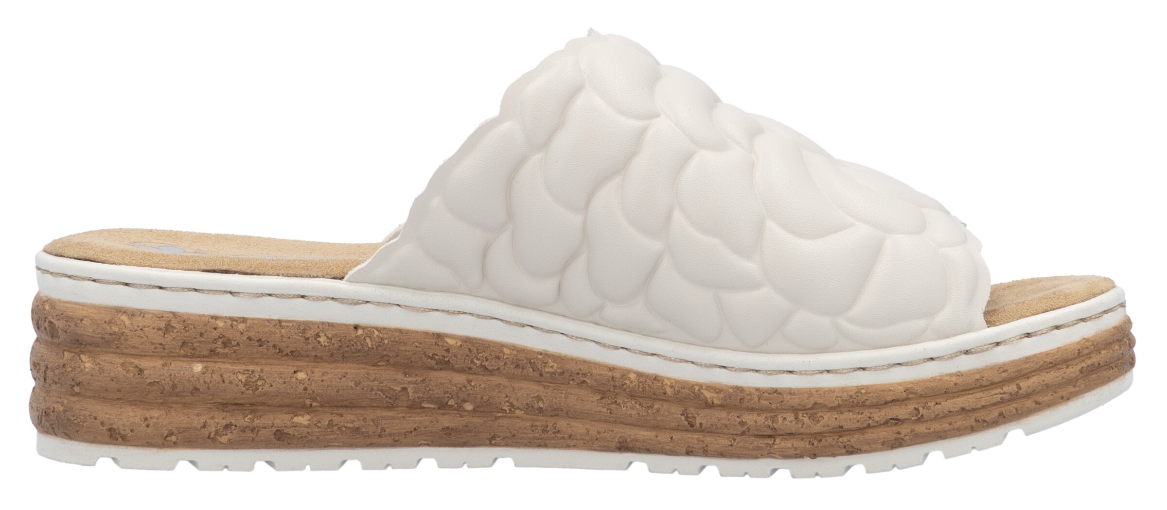 Mule Rieker en blanc