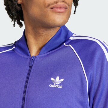 ADIDAS ORIGINALS Zip-Up Hoodie 'Adicolor Classics Sst' in Purple