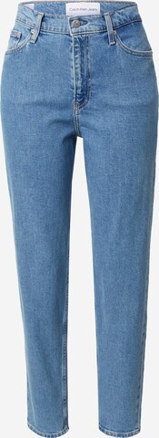 mėlyna Calvin Klein Jeans Siaurėjantis Džinsai: priekis