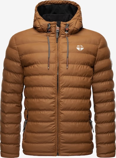 Žieminė striukė 'Zaharoo' iš STONE HARBOUR, spalva – šviesiai ruda / balta, Prekių apžvalga