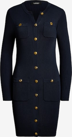 Lauren Ralph Lauren - Vestido de malha em azul: frente