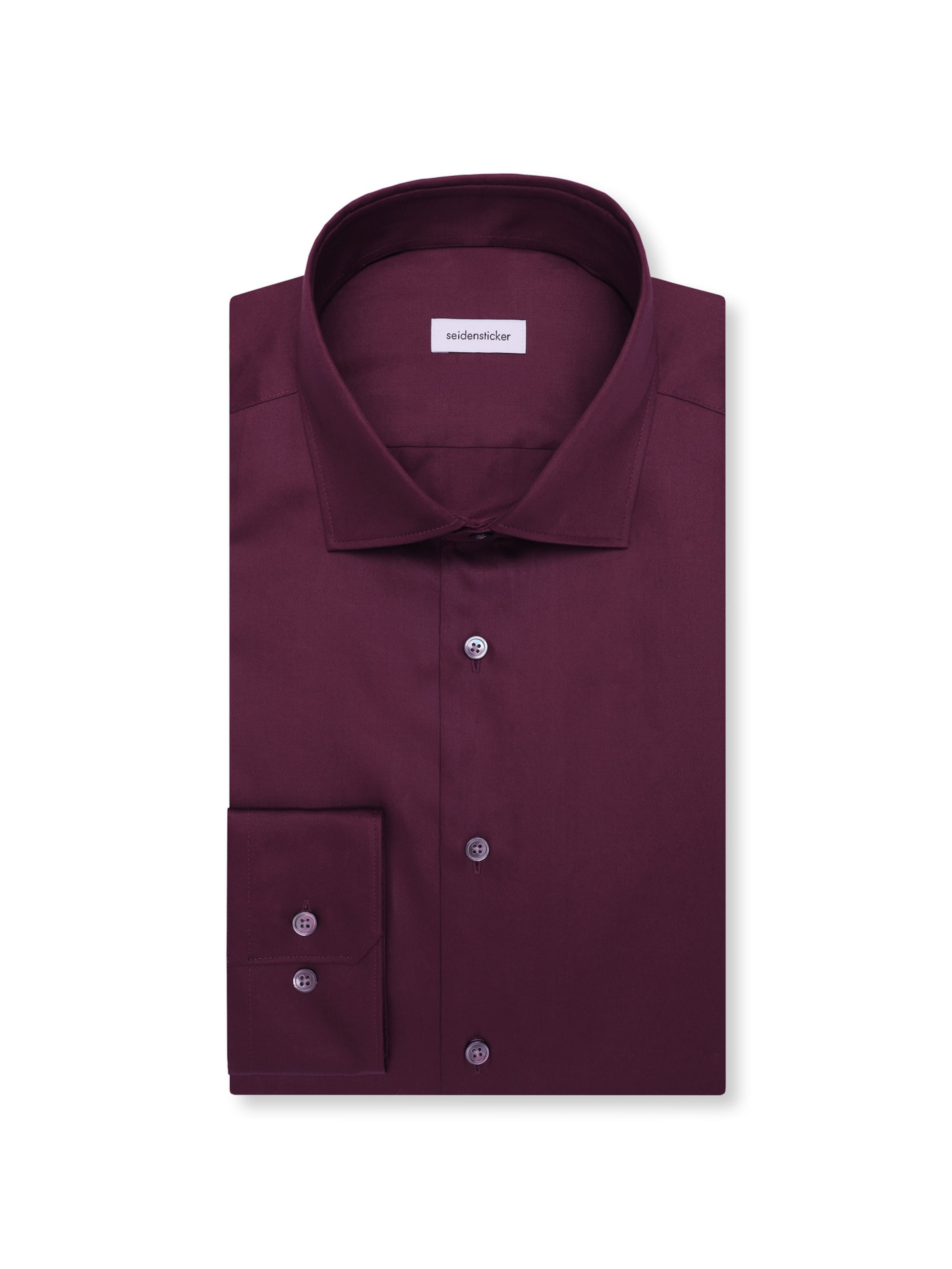 SEIDENSTICKER Slim Fit Hemd 'Smart Classics' in Rot