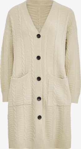 Tanuna Knit Cardigan in Beige: front