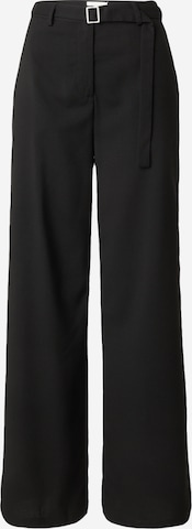 LeGer by Lena GerckeWide Leg/ Široke nogavice Hlače 'Jila Tall' - crna boja: prednji dio