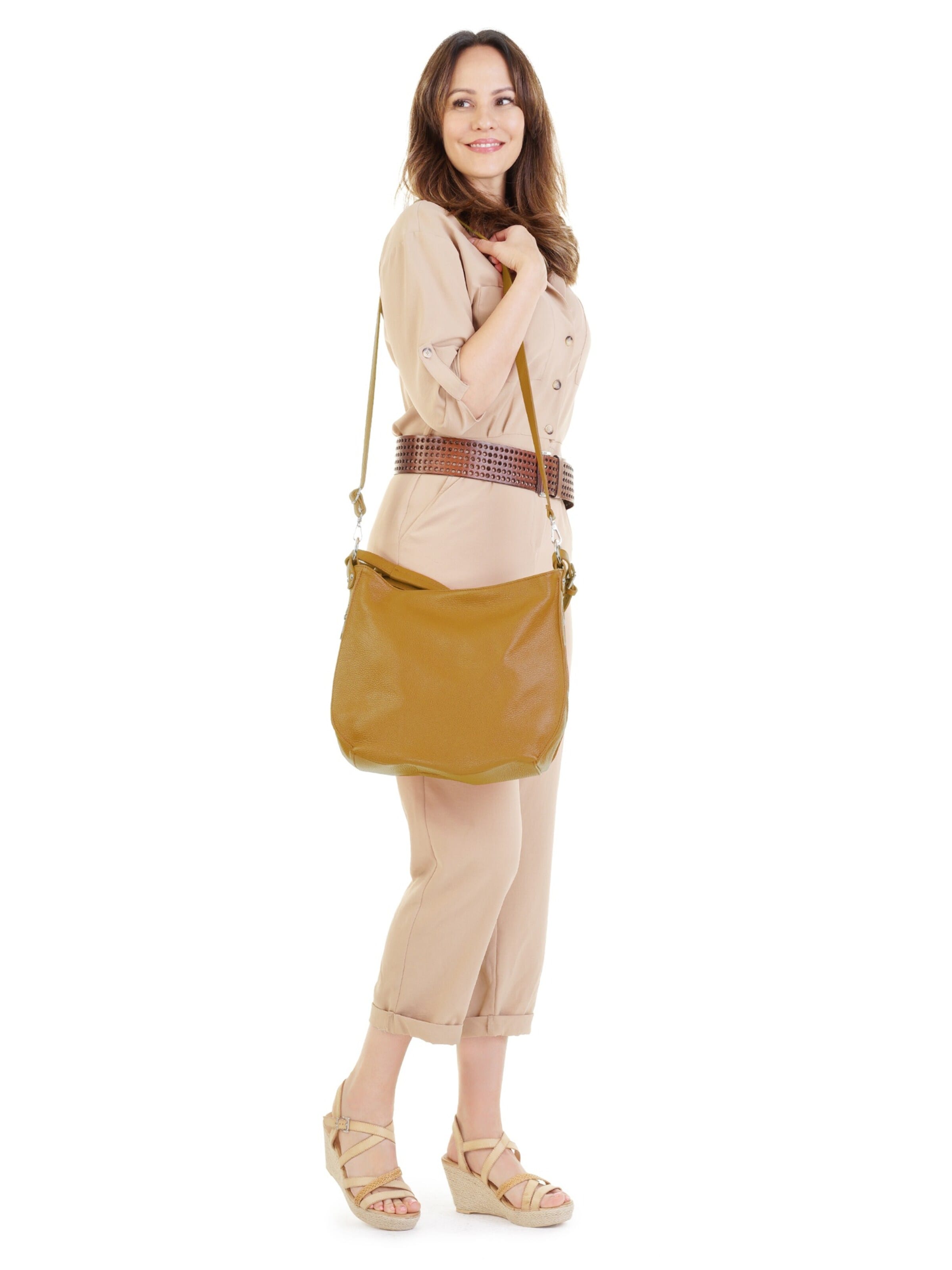 Samantha Look Shopper in Yellow: front