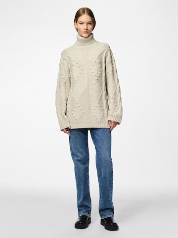 PIECES Pullover 'Donsi' in Beige: Vorderseite