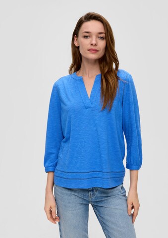 s.Oliver - Blusa em azul: frente