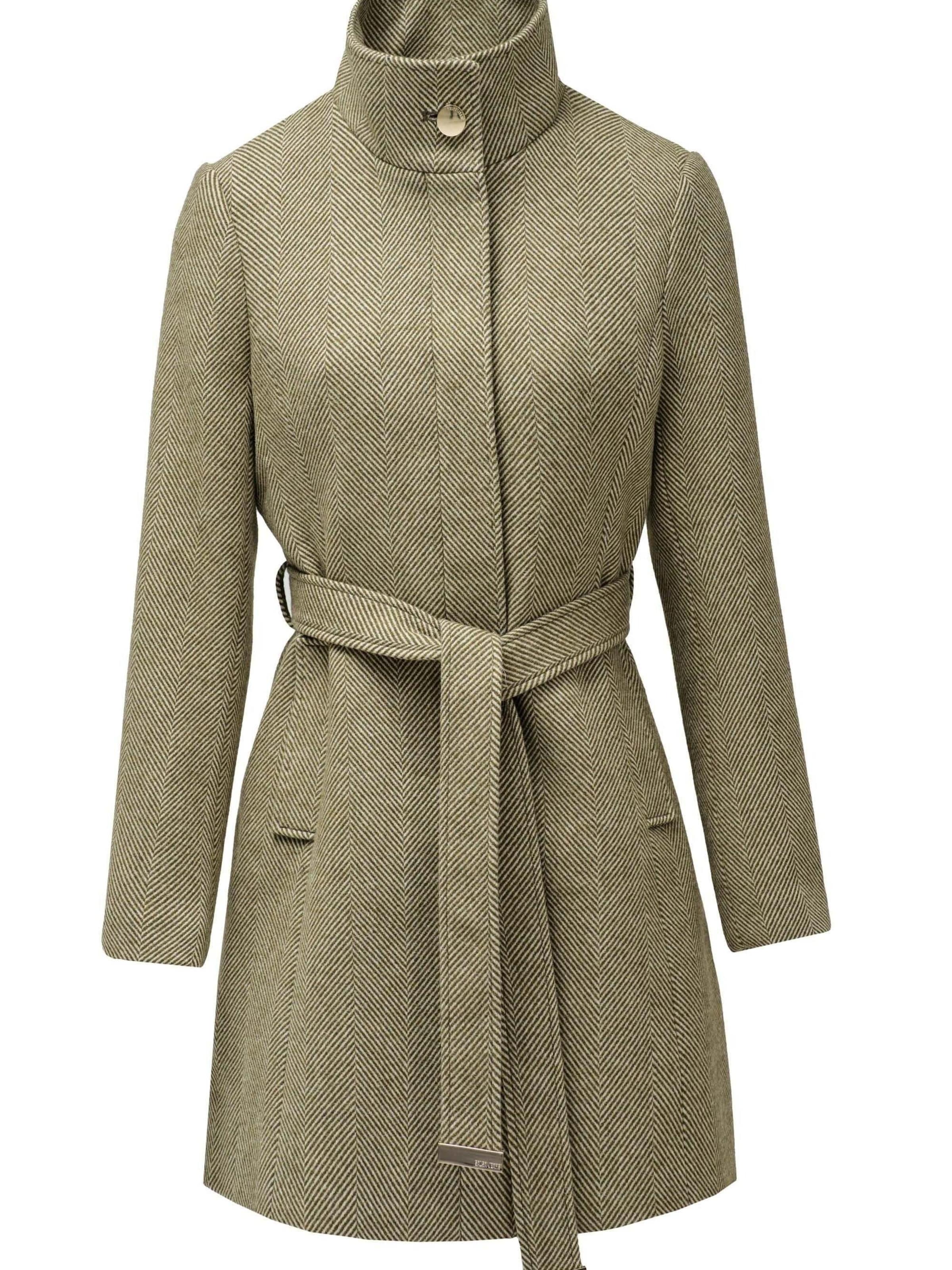 Salsa Jeans Übergangsmantel 'The Reimagined Wool Coat'‌‌‌‌‌‌‌‌‌ in Grün: Vorderseite