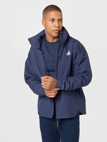 ADIDAS SPORTSWEAR Куртка в спортивном стиле 'Traveer Rain.Ready' в Синий: спереди