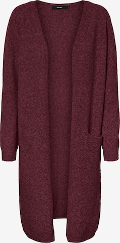 VERO MODA Knit Cardigan 'Doffy' in Purple: front