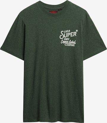 Superdry Shirt 'Copper' in Groen: voorkant