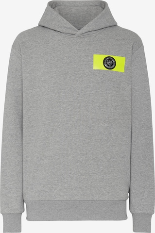 Plein Sport Sweatshirt 'Tiger' in Grey: front