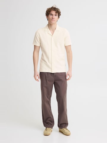 Casual Friday - Regular Fit Camisa ' CFEgebjerg ' em bege