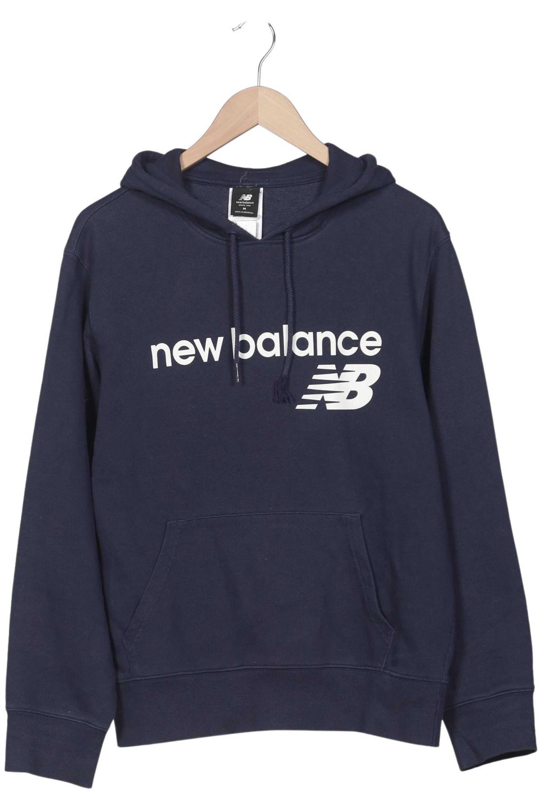 new balance Sweatshirt & Zip-Up Hoodie in M in Blue: front