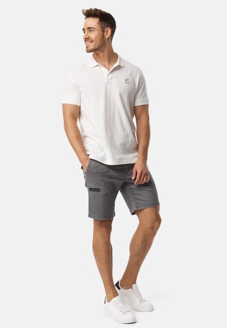 INDICODE JEANS Regular Trousers 'Diago' in Grey