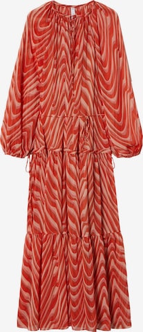 Robe-chemise 'LIDIA' MANGO en orange : devant