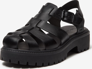 TIMBERLAND Sandali s paščki 'Fisherman' | črna barva: sprednja stran