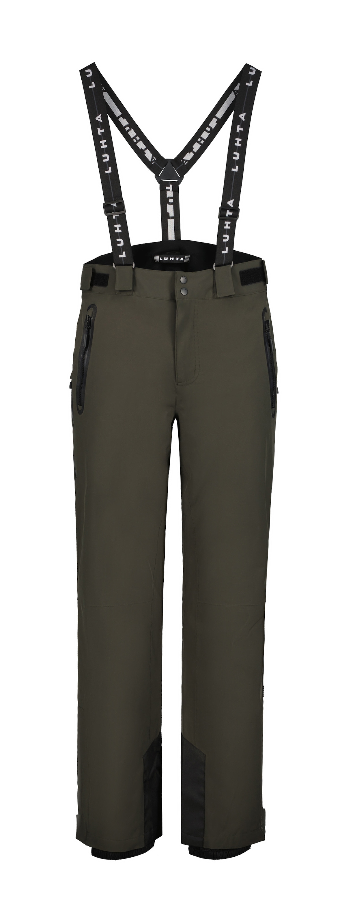LUHTA Workout Pants 'Kortepohja' in Olive, Item view