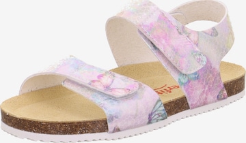 SUPERFIT Strap Sandals 'Bios Flex' in Purple: front