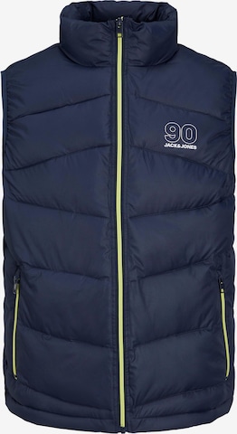 JACK & JONES Vest 'GLOBUS' in Blue: front