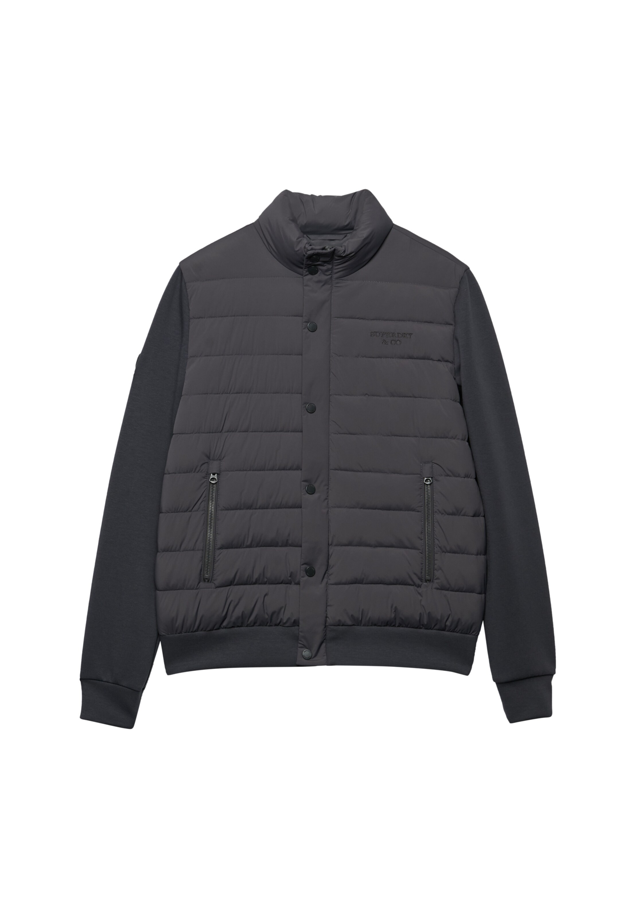 Superdry & Co Tussenjas in Grijs: voorkant