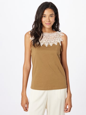 Sisley Top in Bruin: voorkant