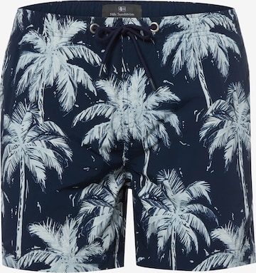 Shorts de bain Nils Sundström en bleu : devant