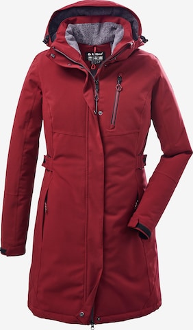 KILLTEC Outdoor Jacket in Red: front
