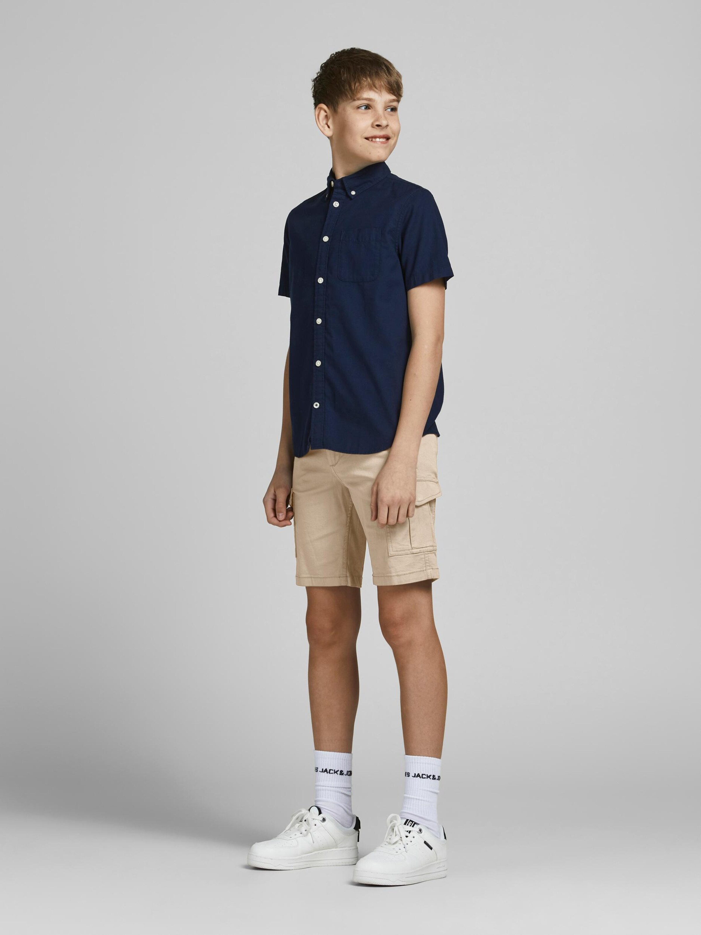 Kinder Teens (Gr. 140-176) Jack & Jones Junior Shorts 'Joe' in Hellbeige - CC48104 Kinder Teens (Gr. 140-176) Jack & Jones Junior Shorts 'Joe' in Hellbeige - CC48104