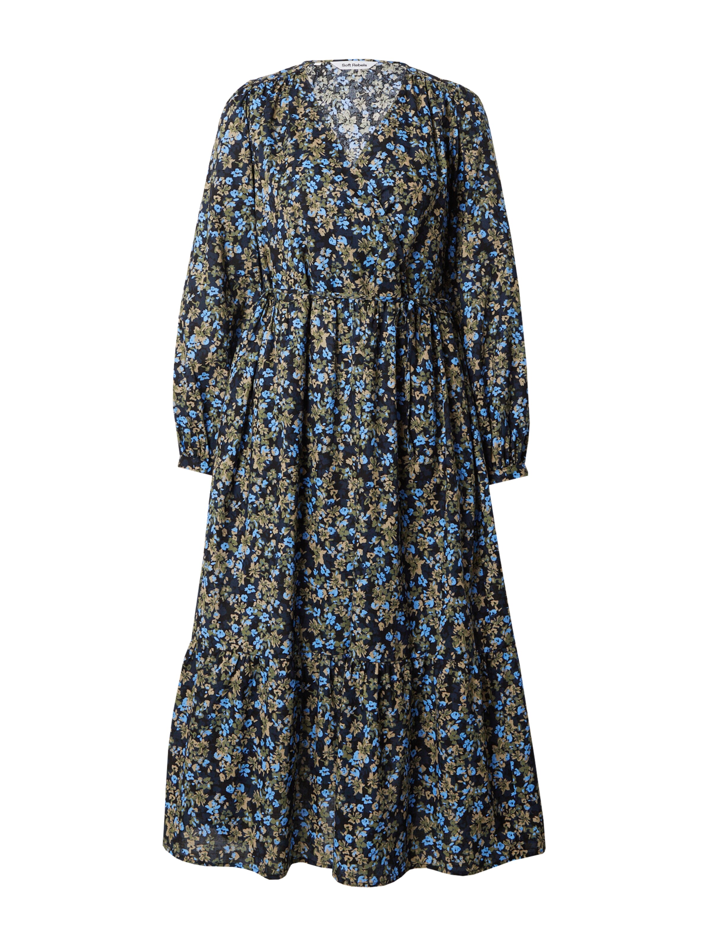 Soft Rebels Dress in Beige / Navy / Light blue / Olive, Item view