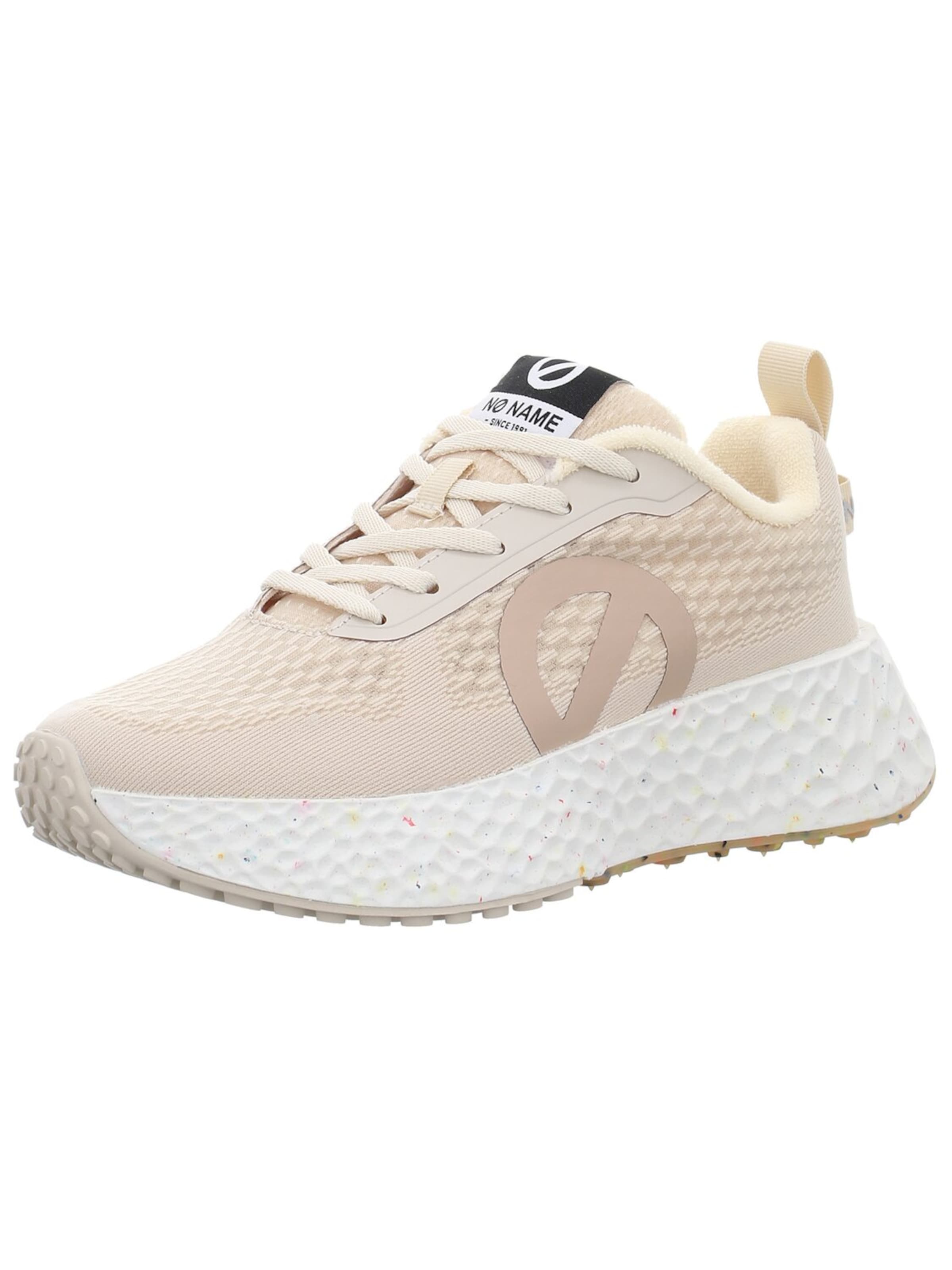 NO NAME Athletic Lace-Up Shoes in Beige: front