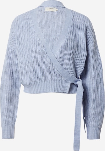 Cardigan 'Breda' ONLY en bleu : devant